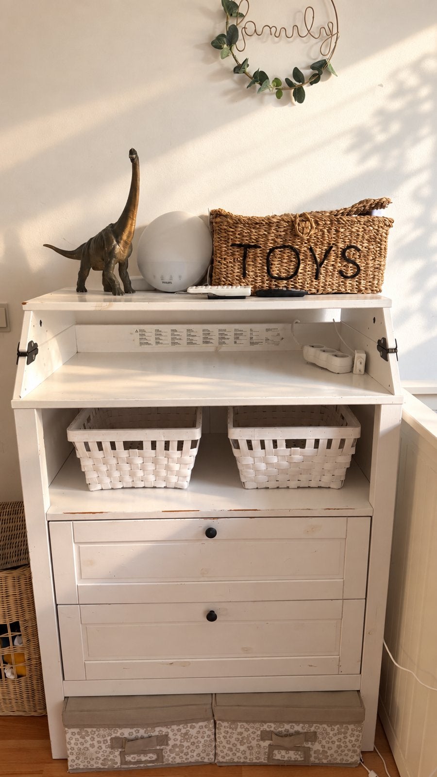 Table à langer / commode IKEA en bois – 25 €, Enlèvement, Comme neuf, Commode