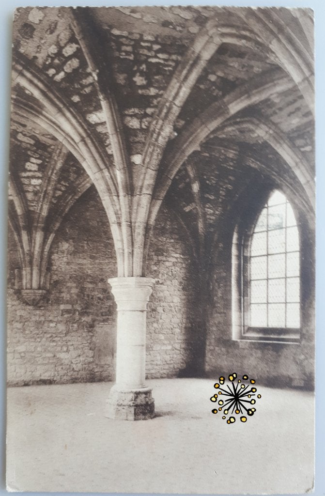 Postkaart ORVAL Salle du chapitre 1935 Ref E71, Ophalen of Verzenden, 1920 tot 1940, Gelopen, Luxemburg