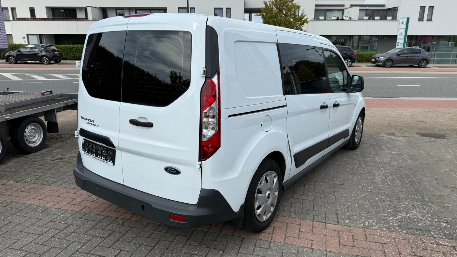Ford Connect 1.5 dci maxi lang met inrichting 3 zitter, Auto's, Euro 6, 4 cilinders, Wit, Bedrijf
