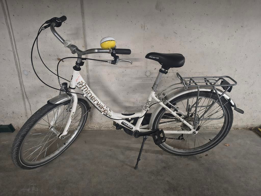 Meisjesfiets, 24 inch, Minerva, Fietsen en Brommers, Velgrem, Versnellingen, Ophalen, Overige merken