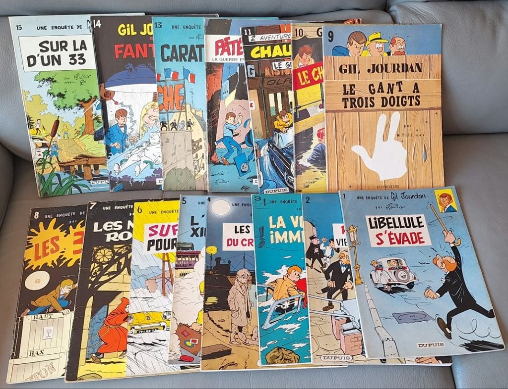 Collection 16 bd GIL JOURDAN brochés, Enlèvement