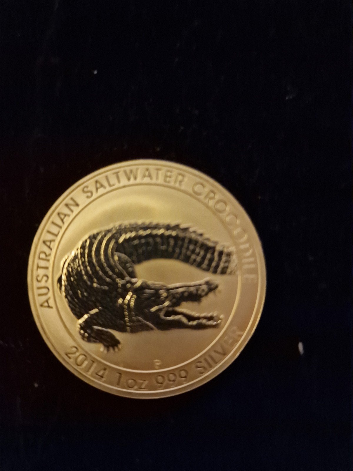 Australian Saltwater Crocodile 2014, Postzegels en Munten, Ophalen of Verzenden, Zilver