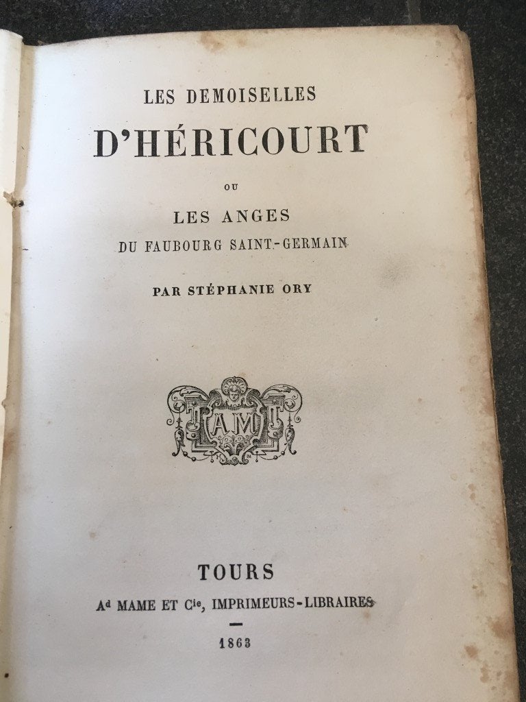 demoiselles d'Héricourt - Stéphanie Ory - 1863, Enlèvement ou Envoi