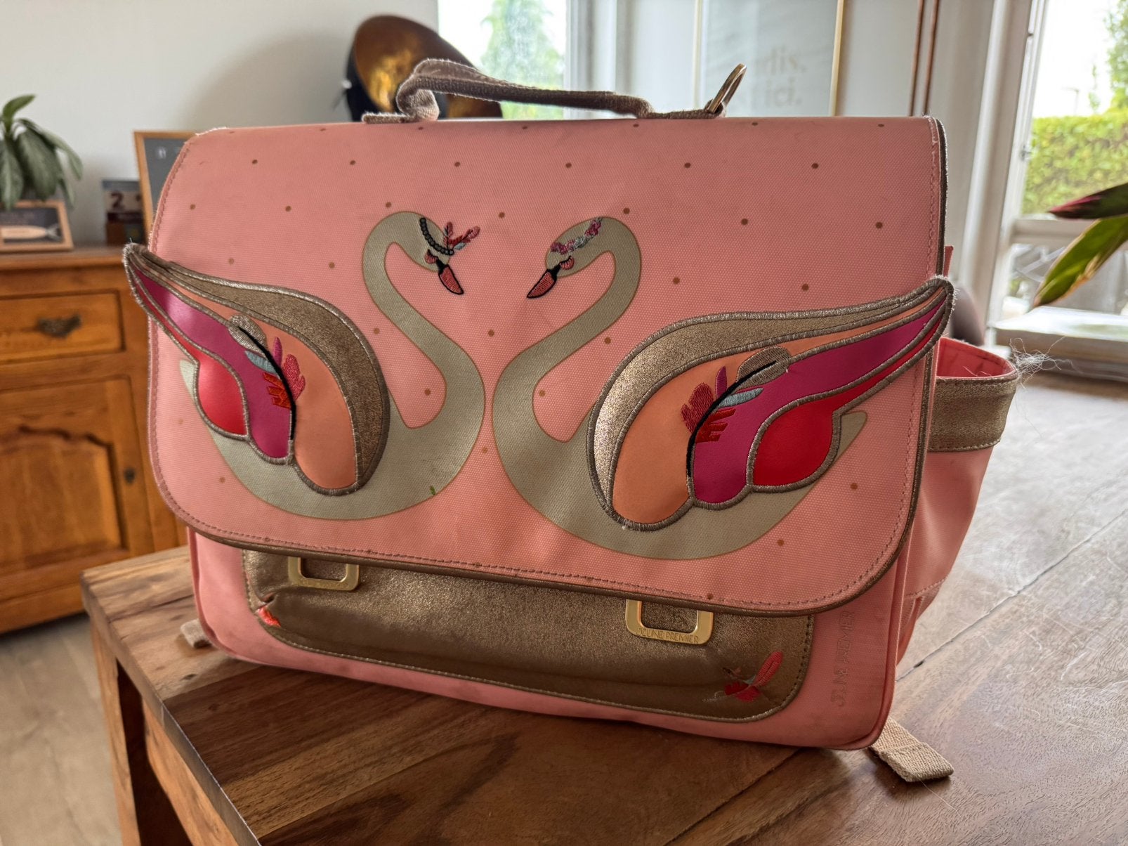 Boekentas Jeune Premier, Bijoux, Sacs & Beauté, Enlèvement, Utilisé, Rose, Sac à dos