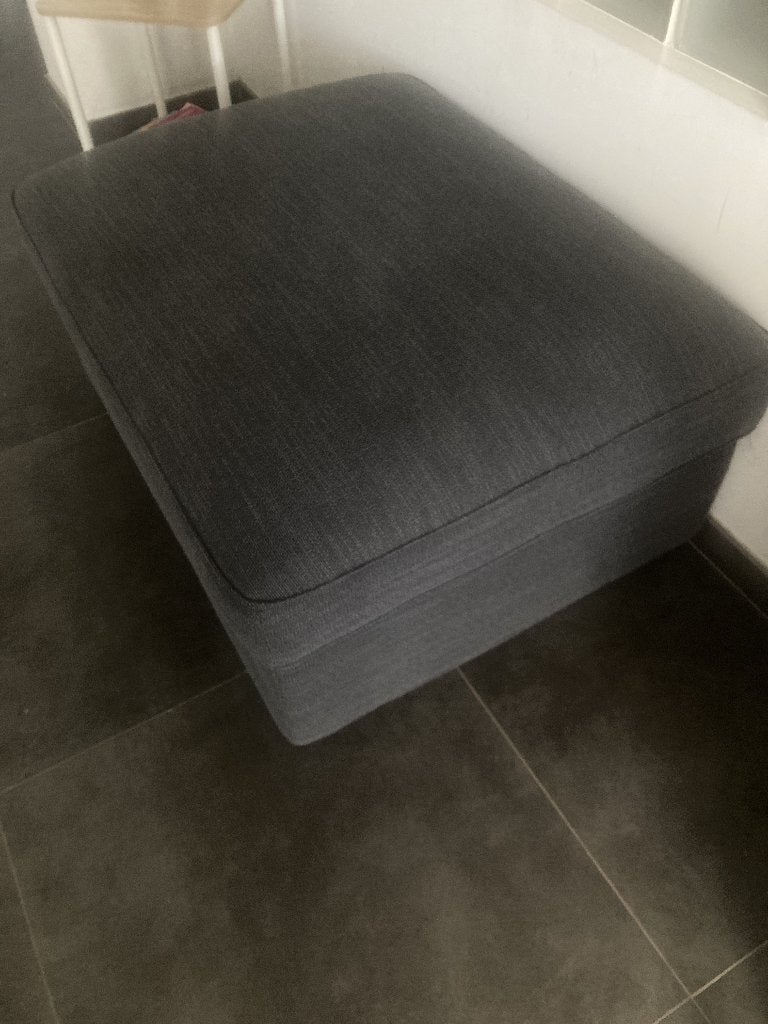 pouf/pouf ikea avec espace de rangement, Maison & Meubles, Enlèvement, Comme neuf