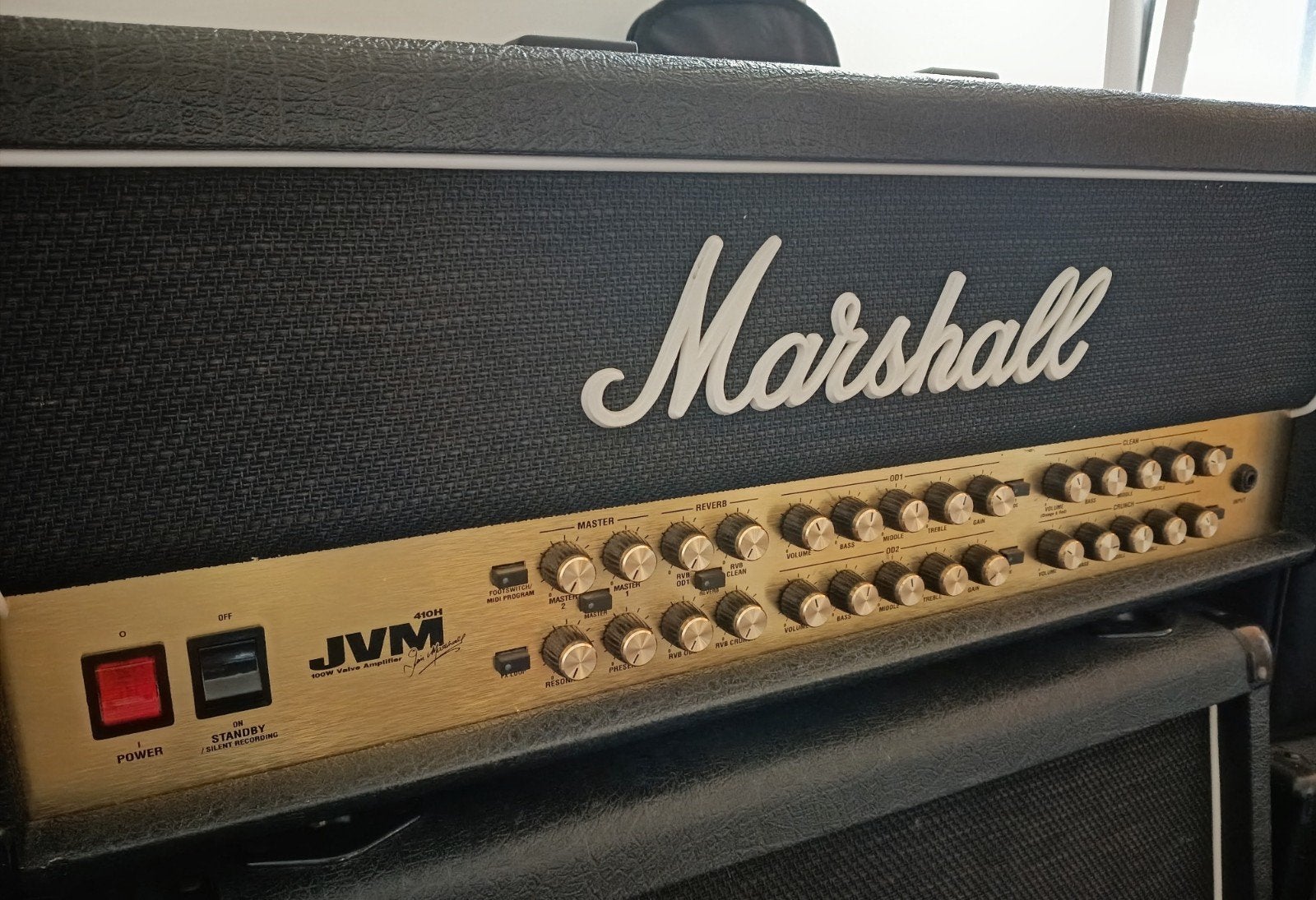 Tête Marshall JVM410h, Enlèvement