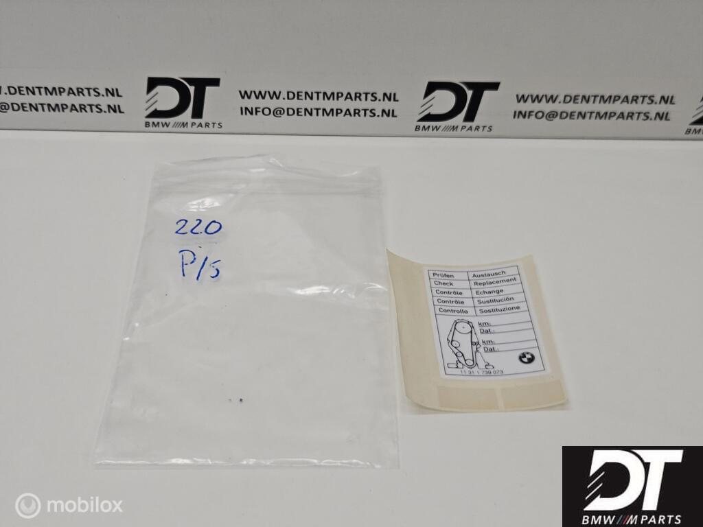 Sticker distributieriem BMW M20 M21 M40 11311739073, Nieuw, Ophalen of Verzenden