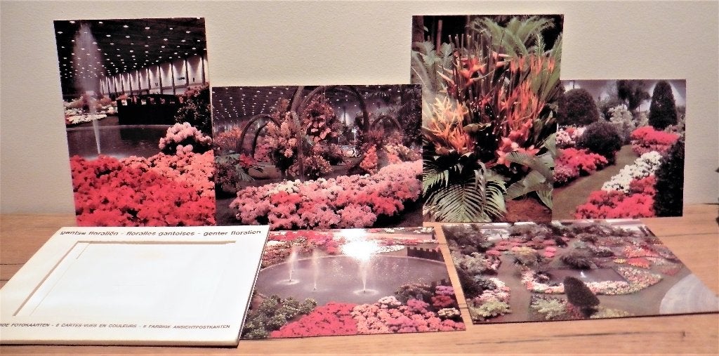 Gentse floralien set kaarten van 6 stuks + omslag, Verzamelen, Ophalen of Verzenden