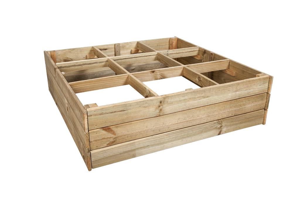 KRUIDENBAK GRENEN 88x88x24cm, Tuin en Terras, Ophalen, Nieuw, Hout