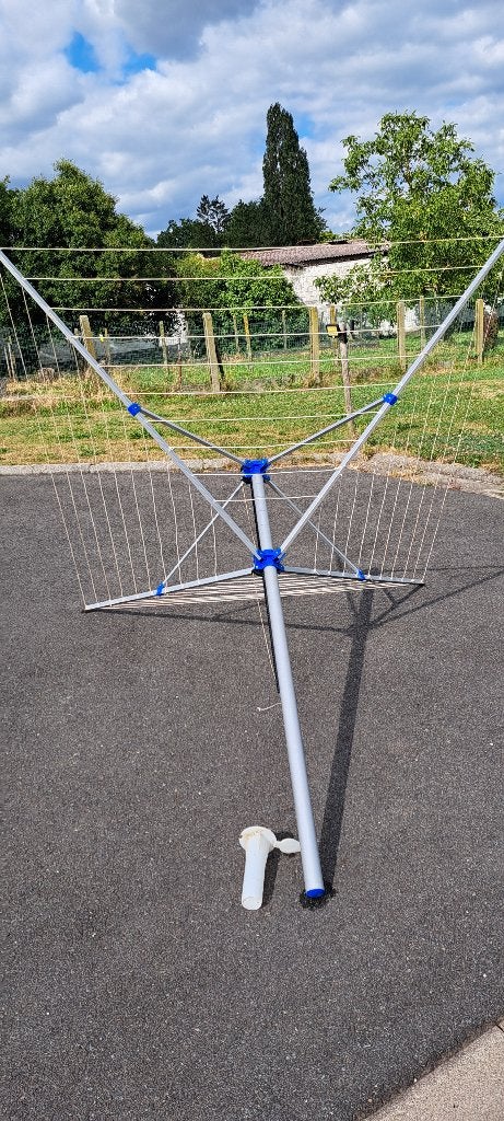 Aluminium droogmolen 50 m nieuw, Tuin en Terras, Droogmolens en Wasrekken, Ophalen, Nieuw, Droogmolen