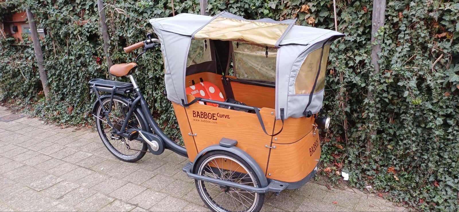 Babboe Curve Elektrische Bakfiets – Zo goed als nieuw, Fietsen en Brommers, Ophalen