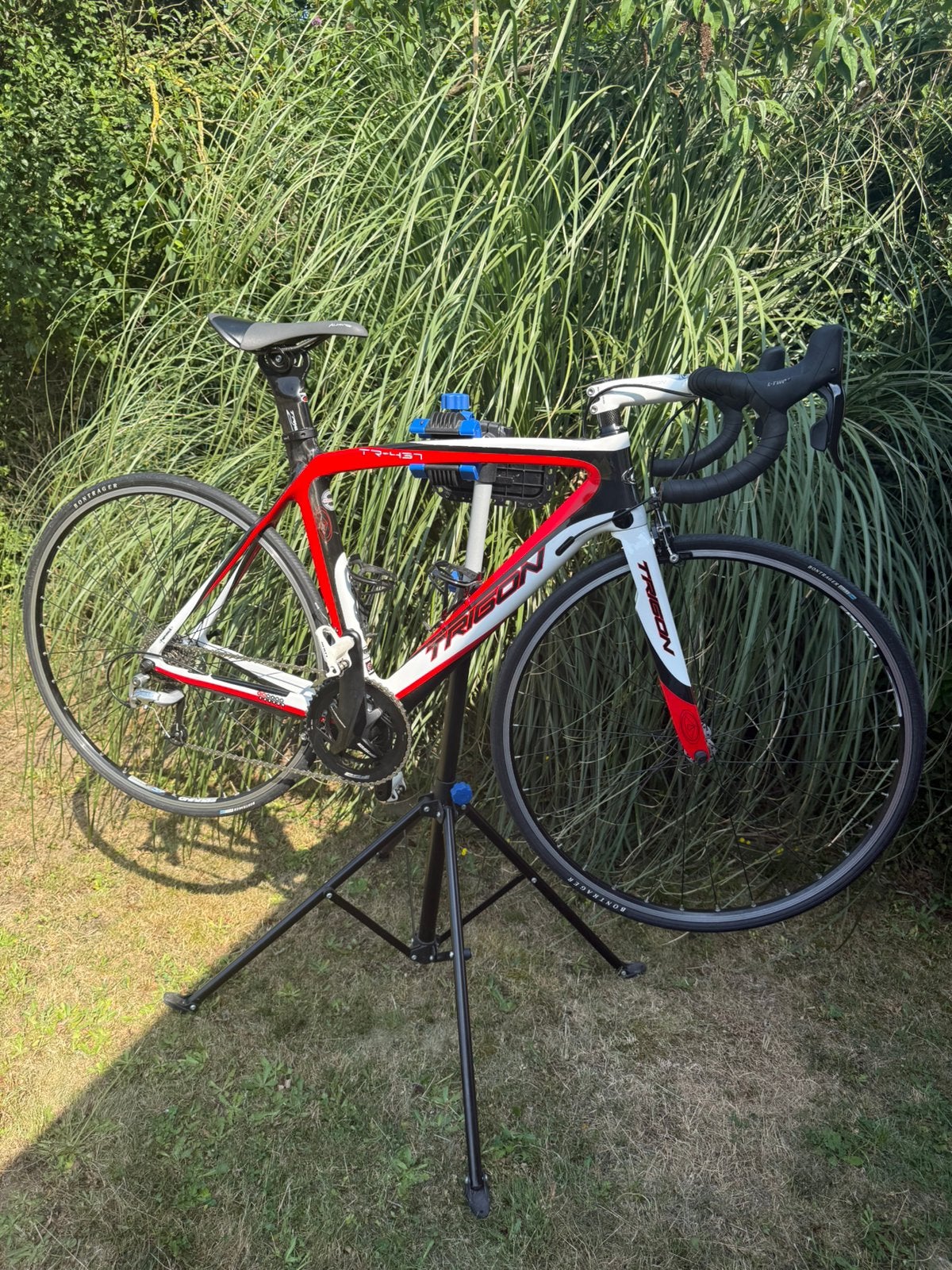 Vélo de course TRIGON Composite full carbone comme neuf, Vélos & Vélomoteurs, Enlèvement, Comme neuf, Carbone