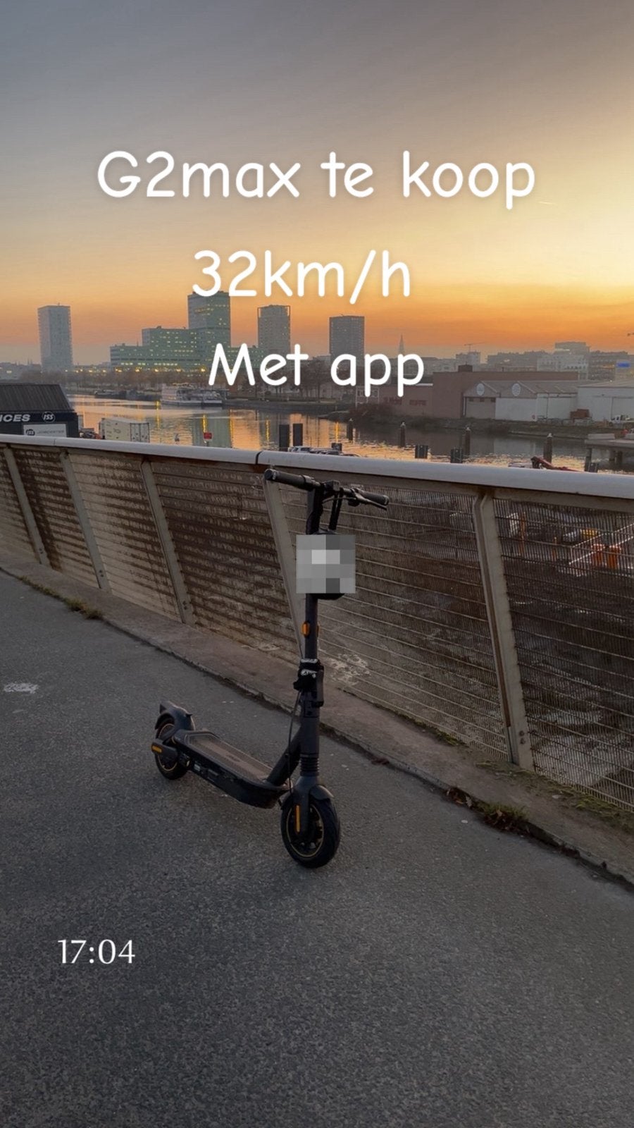 G2max te koop, Fietsen en Brommers, Steps, Ophalen, Zo goed als nieuw, Elektrische step (E-scooter)