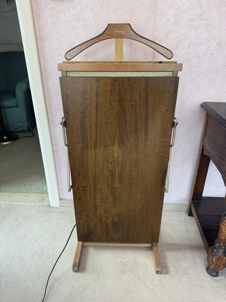 Vintage Union Pressboy Pressomatic elektrische broekenpers, Ophalen, Gebruikt, Strijkijzer met snoer