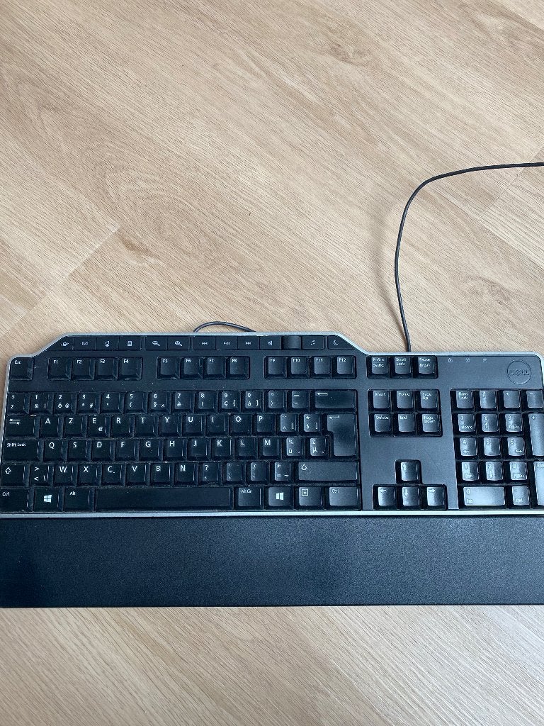 Toetsenbord Dell, Ergonomique, Azerty, Comme neuf, Enlèvement