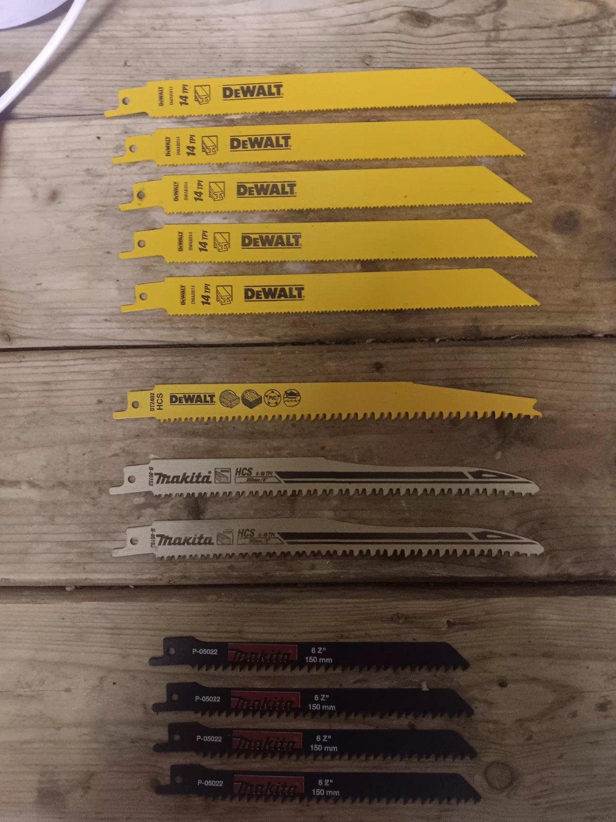 Zaagbladen NIEUW reciprozaag, Doe-het-zelf en Bouw, Gereedschap | Zaagmachines, Ophalen of Verzenden, Reciprozaag