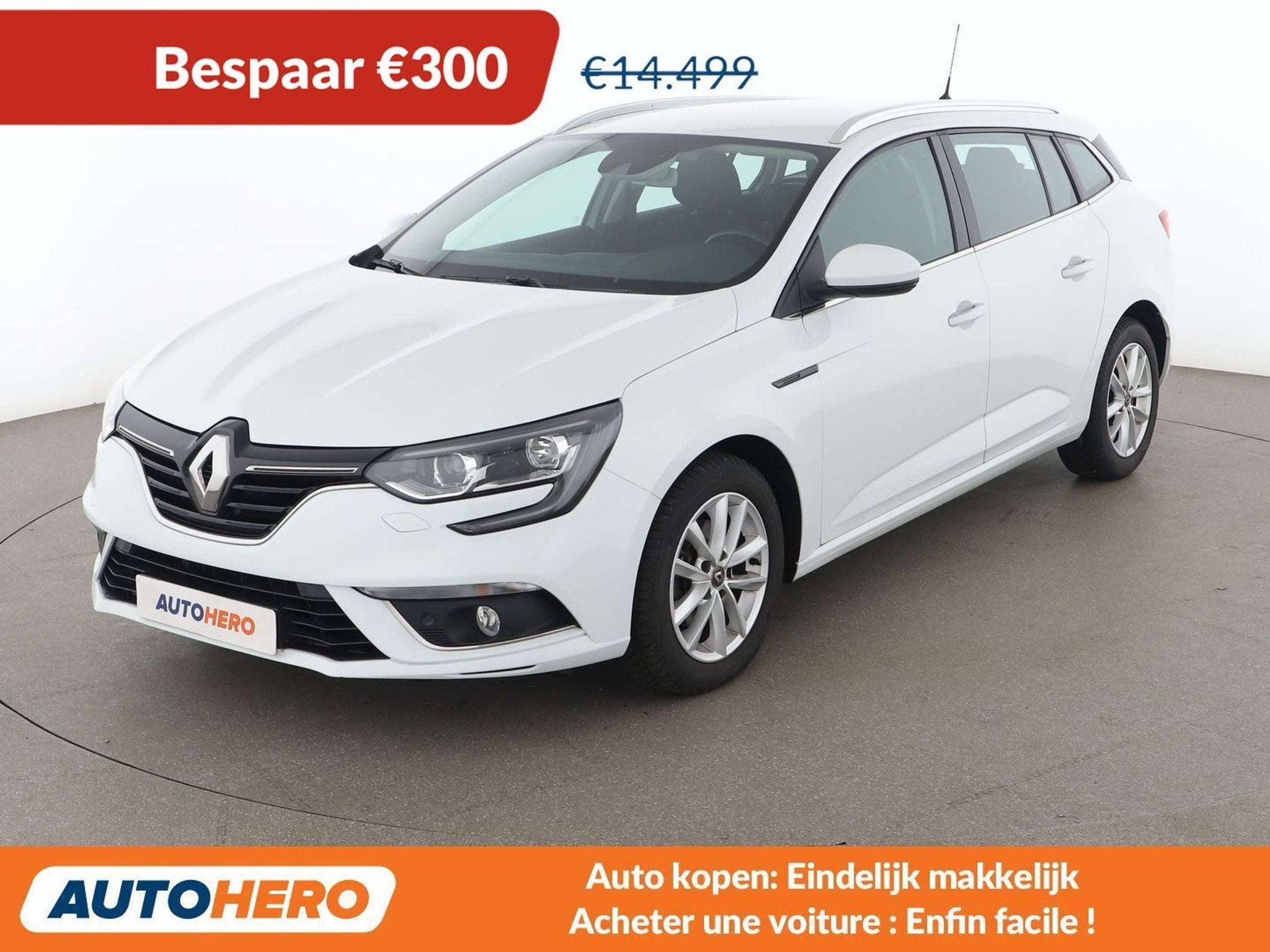Renault Mégane 1.3 TCe Business (bj 2020, automaat), Auto's, Stof, Gebruikt, Wit, https://public.car-pass.be/vhr/02f00ec6-3594-4e43-93e8-2aa9b4b6bd95