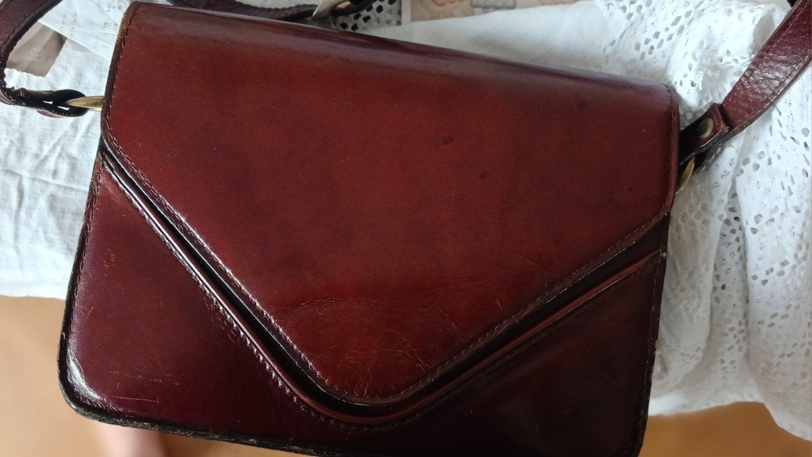 vintage handtas leder, Handtassen en Accessoires, Tassen | Damestassen, Handtas