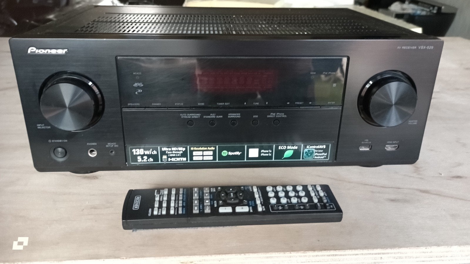Pioneer vsx 529 5.2 versterker, Audio, Tv en Foto, Versterkers en Ontvangers, Ophalen of Verzenden, 120 watt of meer, Pioneer