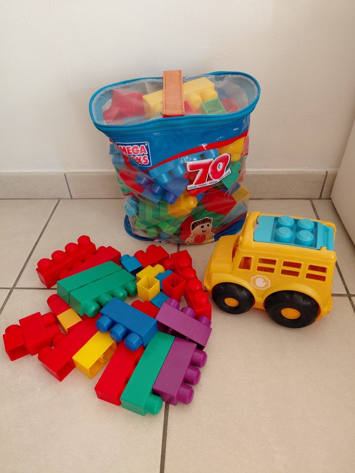 Mega blocks + auto, Kinderen en Baby's, Ophalen