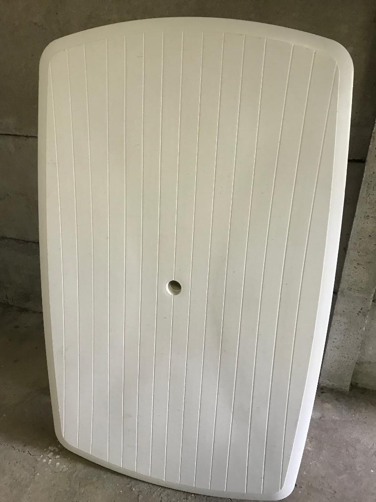 tafel en stoelen, Ophalen, Gebruikt, Kunststof