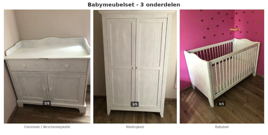 Babykamer, Kinderen en Baby's, Kinderkamer | Complete kinderkamers, Ophalen, Zo goed als nieuw, Jongetje of Meisje