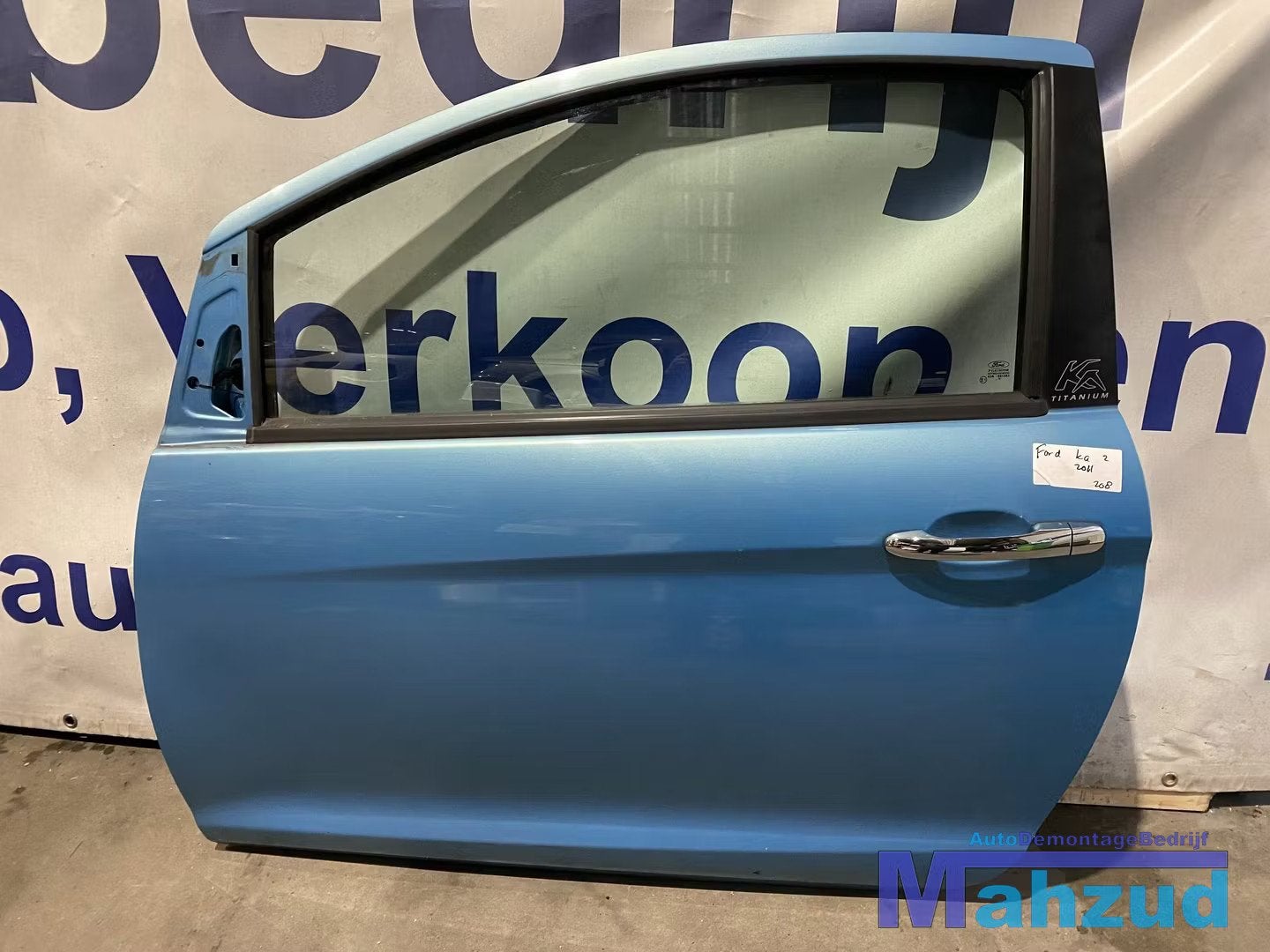 FORD KA 2 Blauw links deur portier 2008-2016, Info@ford.com, Porte, Ford Motor Company, American Road 1
48126  Dearborn
