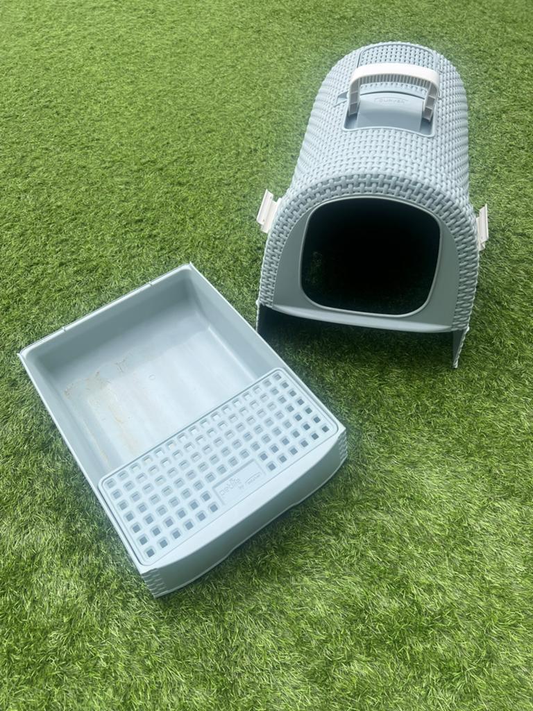 Kattenbak curver, Dieren en Toebehoren, Ophalen, Gebruikt, Gesloten