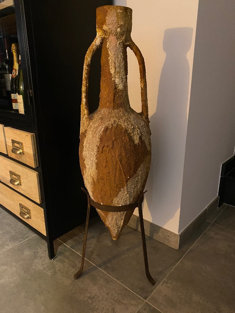 Oude amphora vaas uit Spanje, Antiek en Kunst, Antiek | Vazen, Ophalen