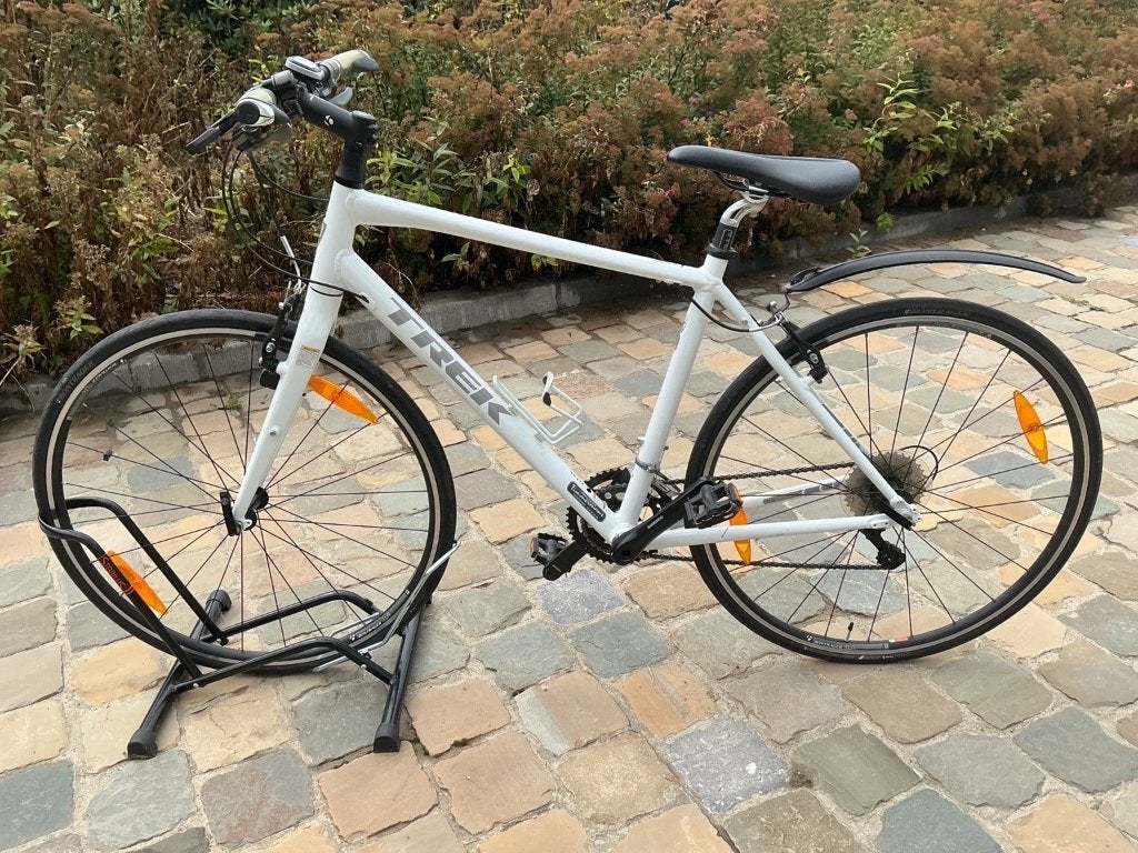 Trek 7.5 FX DuoTrap S — vélo hybride léger et sportif, Vélos & Vélomoteurs, Enlèvement, Comme neuf, 15 à 20 vitesses, Autres marques