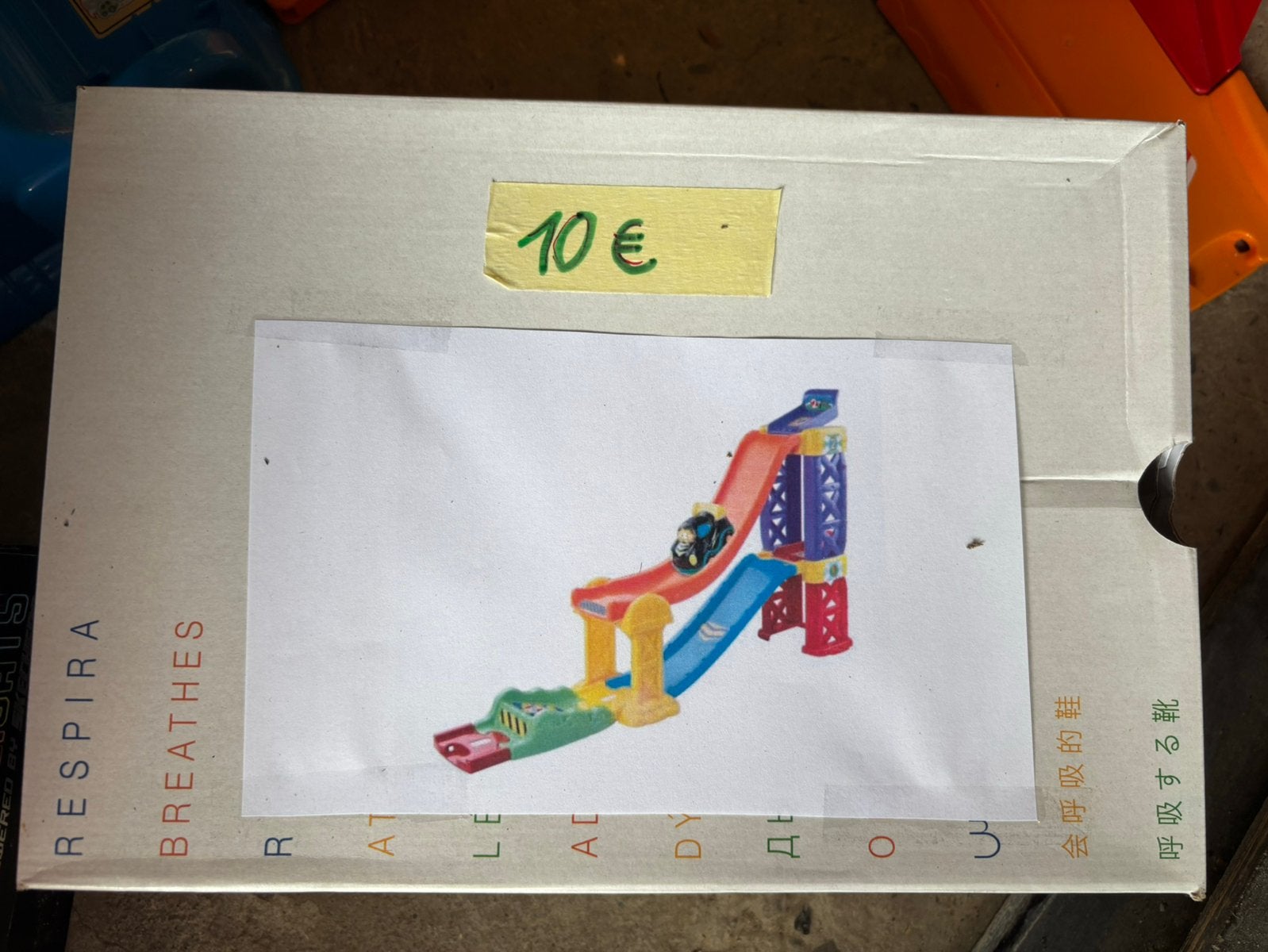 Toet toet autos glijbaan, Enlèvement, Comme neuf, 6 mois à 2 ans