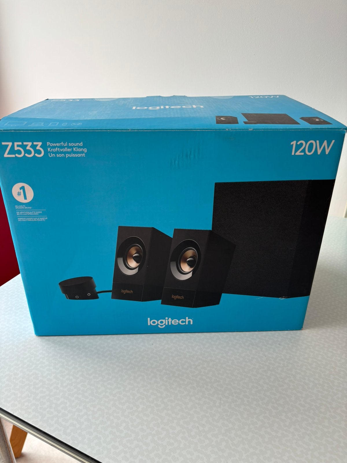 Logitech 120w hauts parleurs, Informatique & Logiciels, Enceintes Pc, Enlèvement, Comme neuf