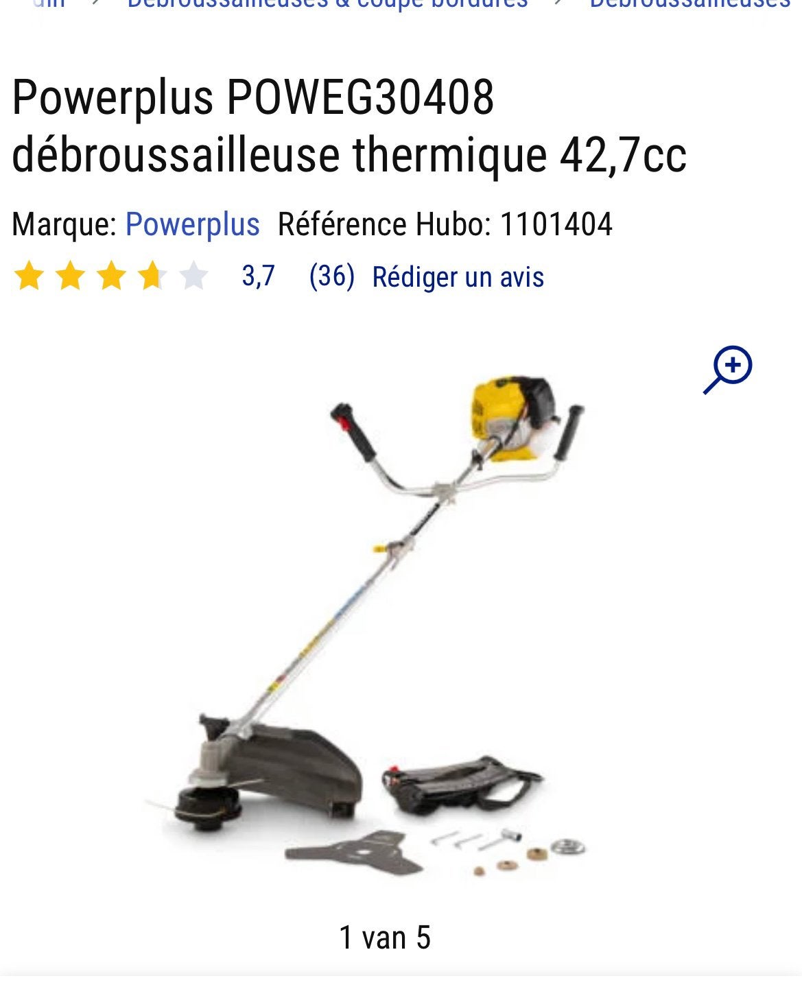 Débroussailleuse thermique, Enlèvement, Comme neuf, Essence