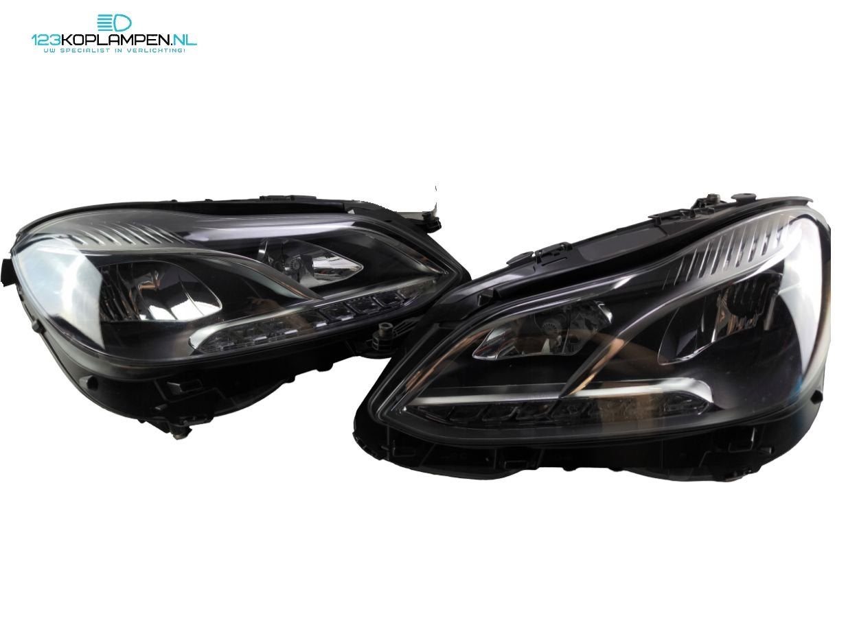 Mercedes E klasse W212 Facelift koplamp links rechts, Utilisé, -, -, Enlèvement ou Envoi
