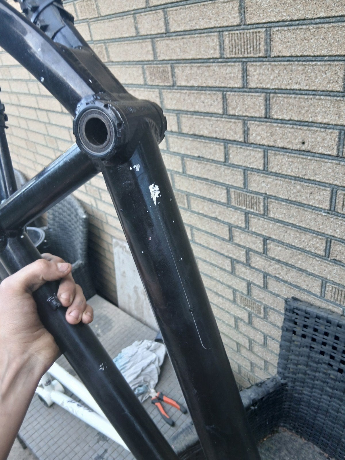 Redline bmx kader, Ophalen
