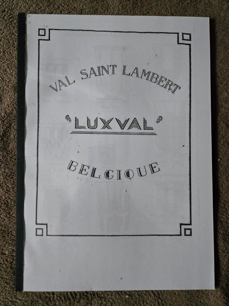 Val saint lambert luxval cataloog, Antiek en Kunst, Antiek | Glaswerk en Kristal, Ophalen