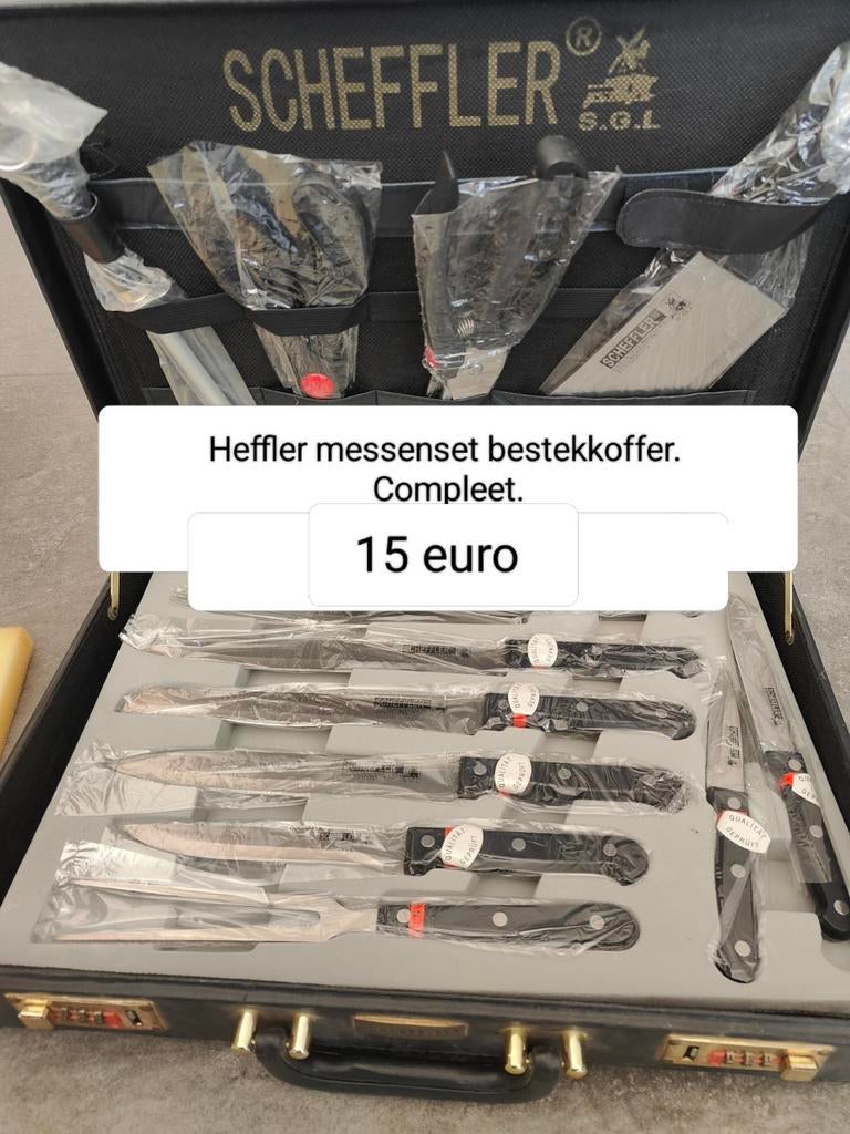 messenset Scheffler, Ophalen, Zo goed als nieuw