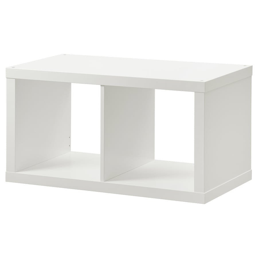 kallax blanc 2 cases 77x41cm, Huis en Inrichting, Ophalen