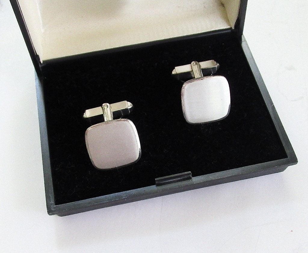 Boutons de manchette vintage en argent 835., Enlèvement ou Envoi, Argent