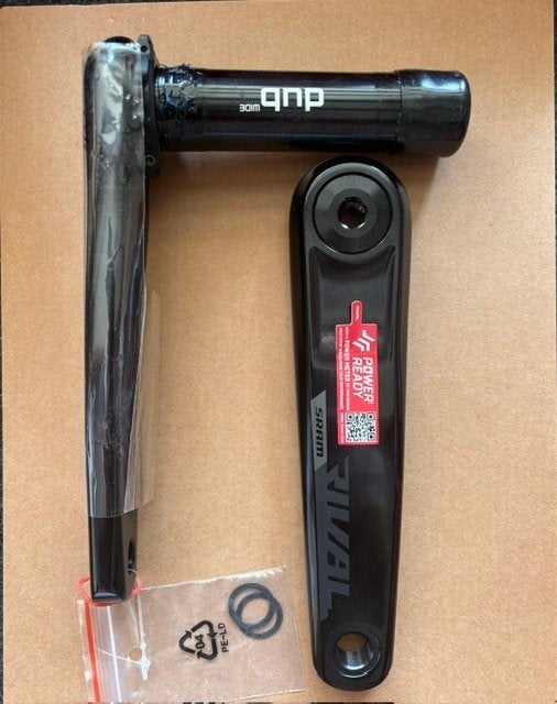 SRAM Rival D1 wide crankarmen 175mm, Ophalen of Verzenden, Nieuw, Crankstel of Pedalen, Aluminium