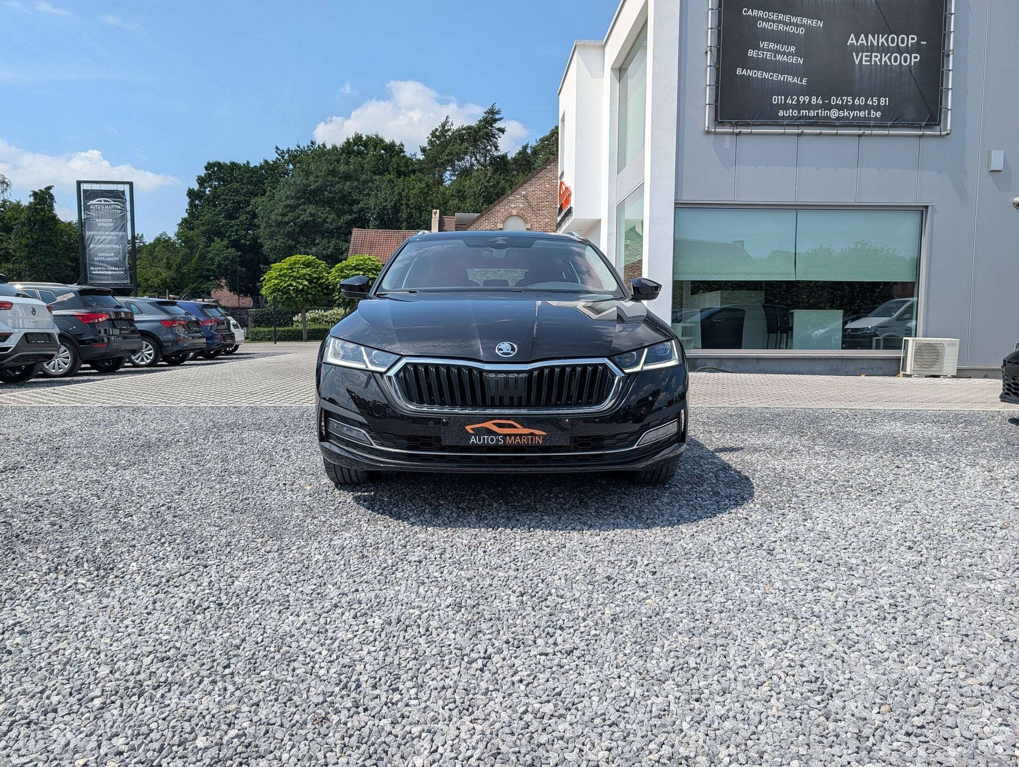 Skoda Octavia SW PHEV Clever+ | NAVI/CARPLAY | MEMORY | CAME, Auto's, Skoda, Stof, Gebruikt, 4 cilinders, Zwart