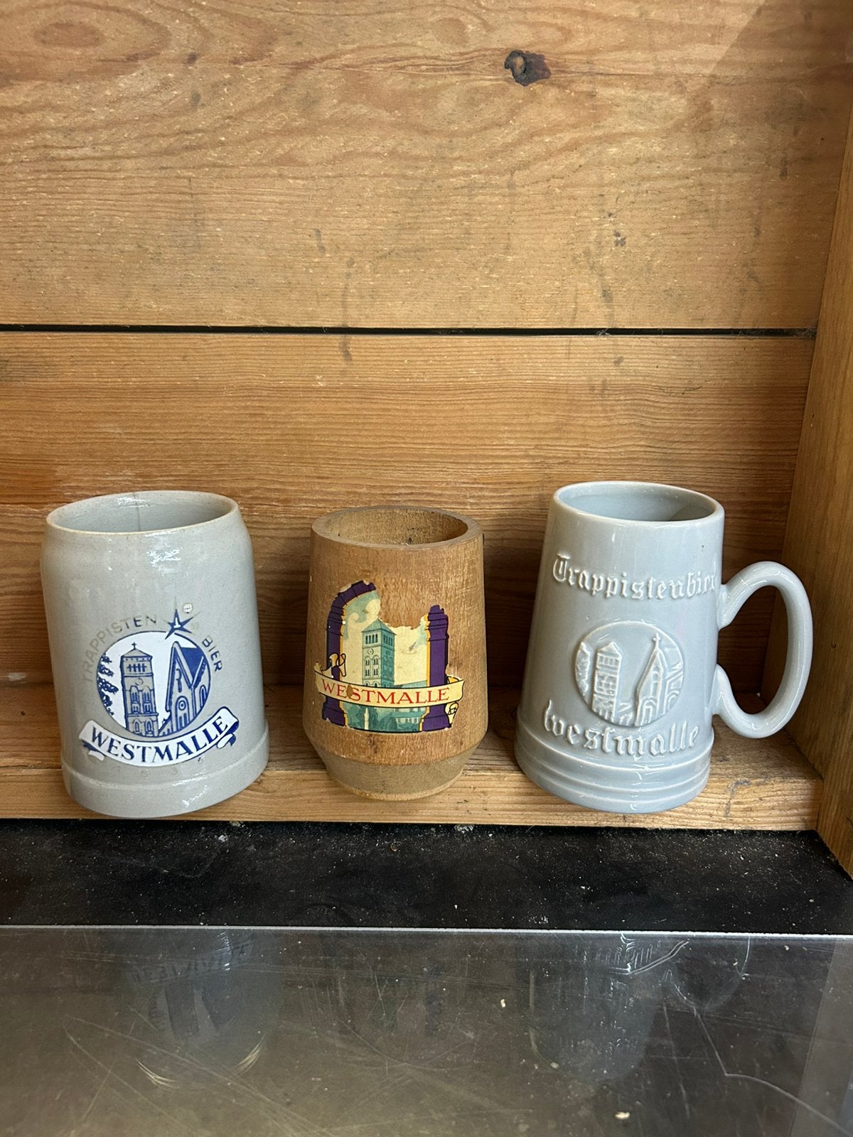 Westmalle trappist bierpullen, Verzamelen, Ophalen of Verzenden, Gebruikt, Pul(len)