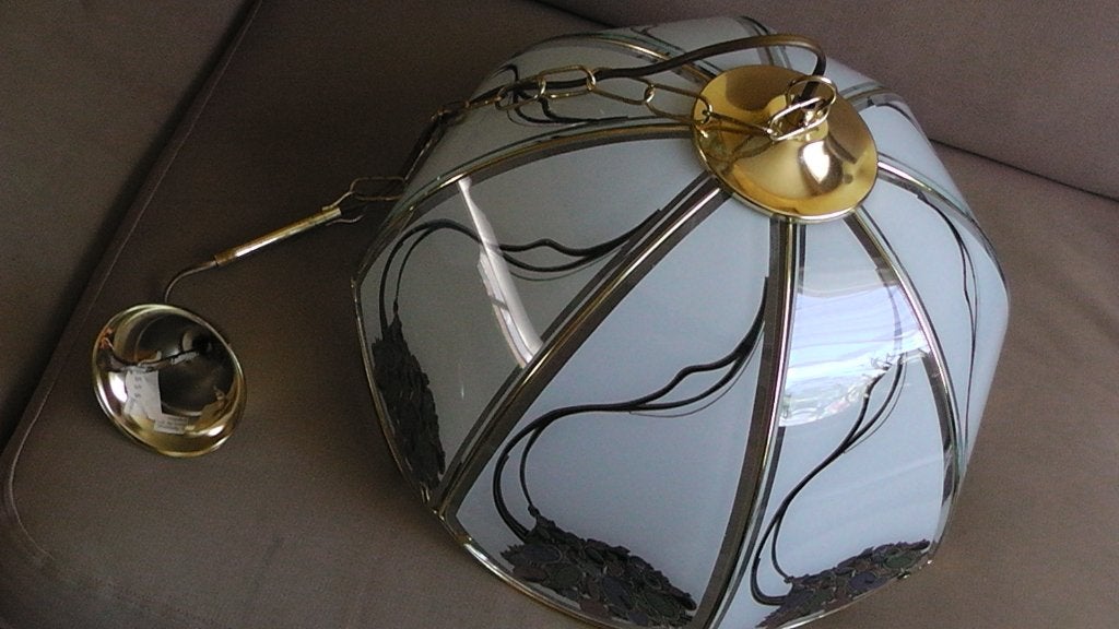 Hanglamp, Maison & Meubles, Enlèvement, Utilisé, Verre