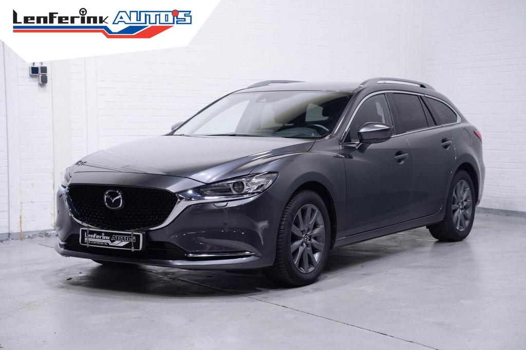Mazda 6 Sportbreak 2.0 SkyActiv-G 165 Centre-Line HUD Afneem, Auto's, Automaat, Navigatiesysteem, Zwart, 164 g/km