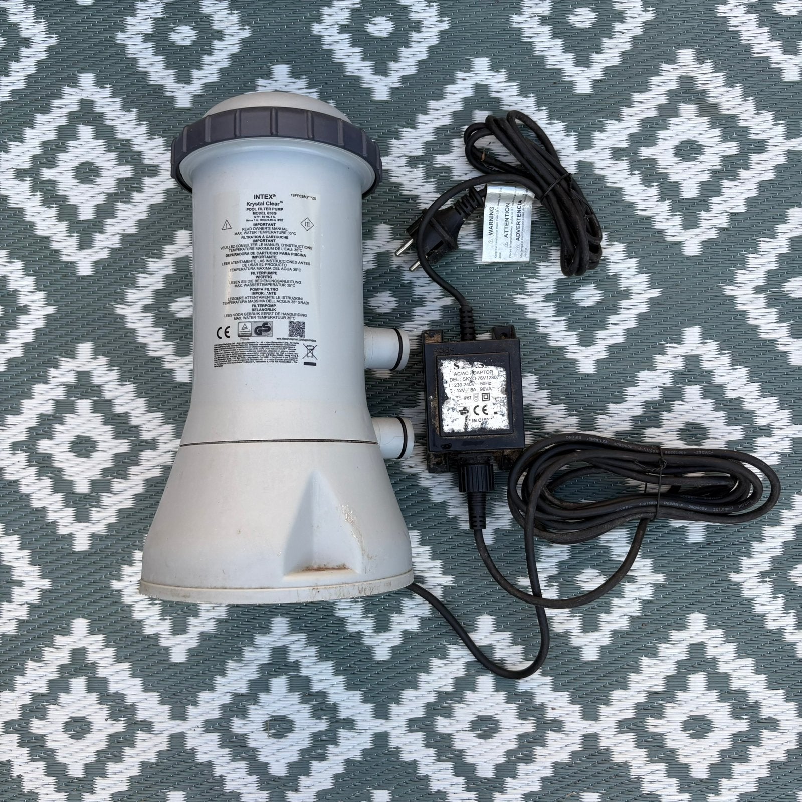 Intex waterfilterpomp 638G, Enlèvement, Utilisé, Filtre