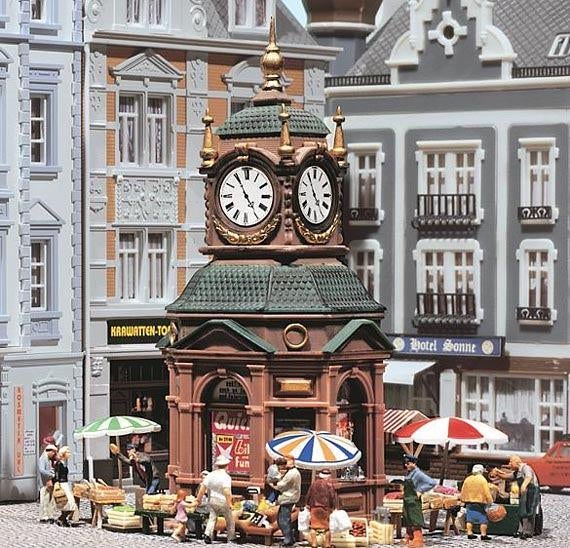 Faller: Klokkenkiosk NIEUW, Hobby & Loisirs créatifs, Trains miniatures | HO, Neuf, Autres marques, Analogique, Enlèvement ou Envoi