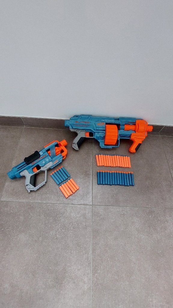 NERF Speelgoedgeweren, Enlèvement, Utilisé
