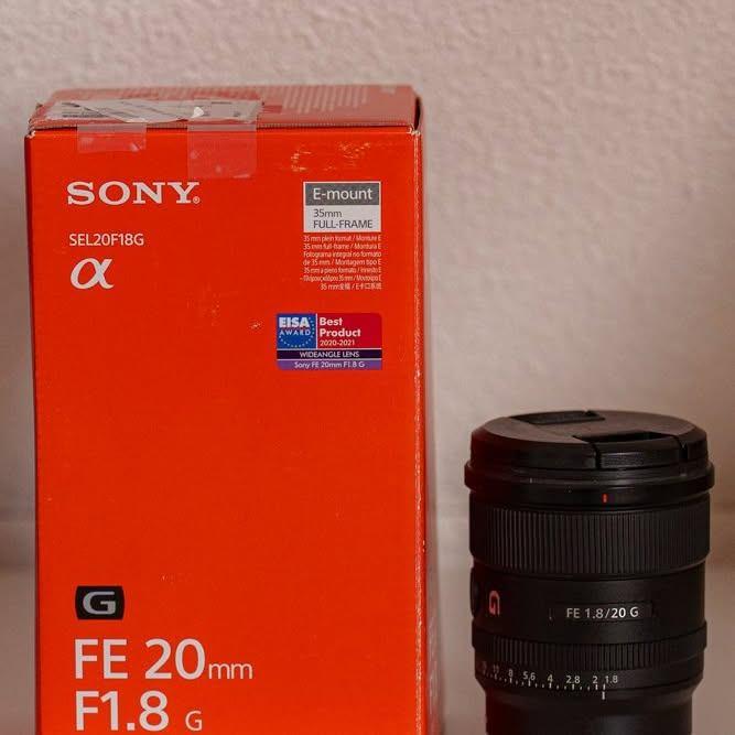 Sony 20mm F1.8G, Audio, Tv en Foto, Foto | Lenzen en Objectieven, Ophalen of Verzenden, Zo goed als nieuw, Groothoeklens