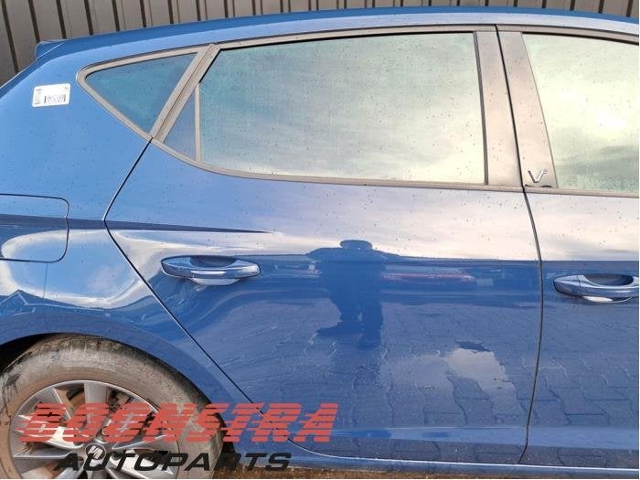 Portière 4portes arrière droite d'un Seat Leon (Leon 13-), -, 3 mois de garantie, Utilisé, Porte