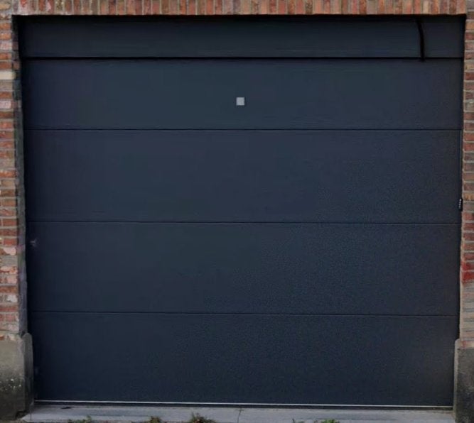 Elektrische sectionale garagepoort -  3089 x 2500 mm (bxh), Ophalen, Gebruikt, Garagedeur, Metaal